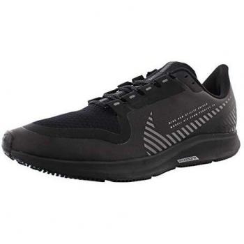 Nike Air Zoom Pegasus 36 Shield Men's Running Shoes Black (Black/Black-Mtlc Silver 001)