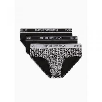 Boxers Noir Ea7 Emporio Armani Set de 3