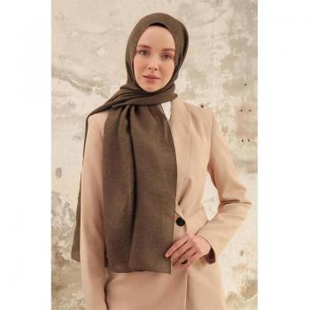 Shiny Brown Lydia Women's Shawl 75x200