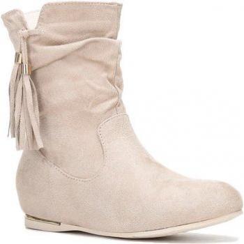 Bottines Style Urbain Beige