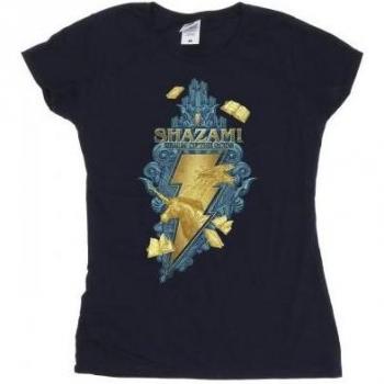 DC Comics Damen Shazam Fury Of The Gods Golden Animal Bolt Tee