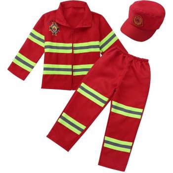 Boys Firefighter Cosplay Costume