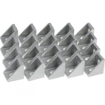 Connecteur de fixation en aluminium 20 pièces 20X20 L