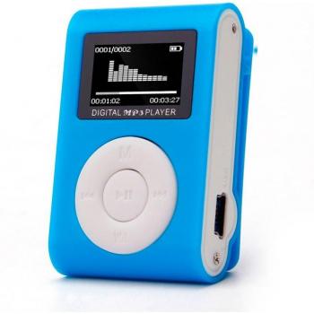 Reproductor MP3 Mini con Clip y Capacidad para Tarjeta TF de 32GB
