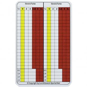 Erima Handall Referee Note Cards