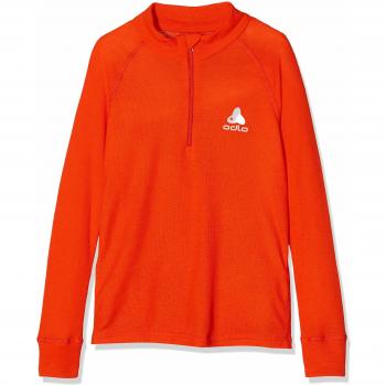 Odlo Haut Mixte Enfant Col Roulé L/S Demi-Zip Active Warm Poinciana XL