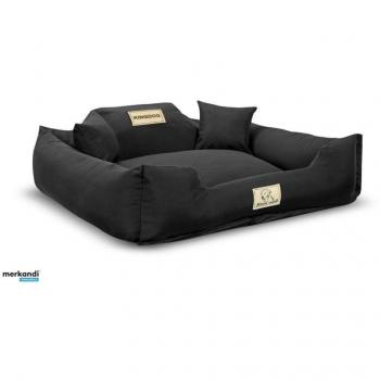 Parque Infantil Canino KingDog MM43 100x75 cm, Negro y Desmontable