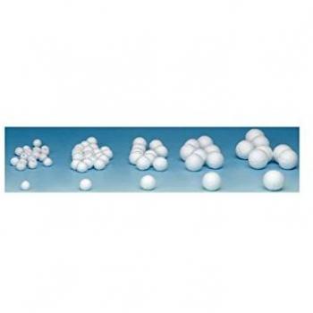 GLOREX Watteballen – 11 × 14,5 cm, 1,5 cm Dicke, 40‑Einheiten