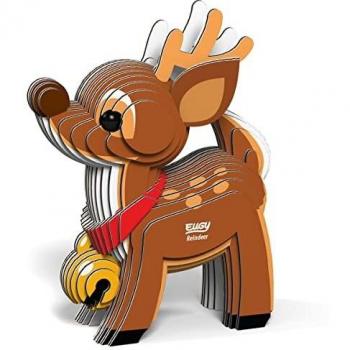 3D Cardboard Reindeer Craft