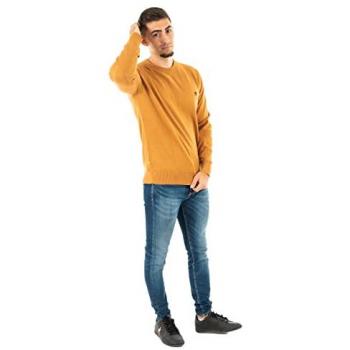 Sudadera Williams River Crew Pardo Anaranjado Talla M