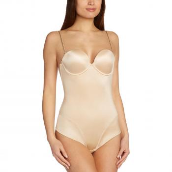 Ultimo Women's Backless Body Push-Up Everyday Bra for Women in Beige (Nude)