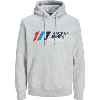 Jack & Jones Slope Light Grey Hoodie