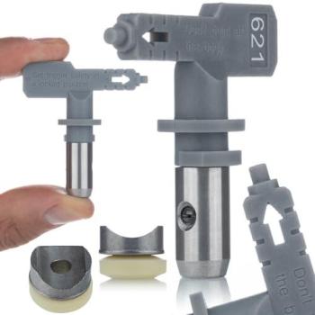 Buse Hi‑Flow Rosfix 621 – Jet 30 cm Haute Précision – Peintures Extérieures & Hydroisolants (Airless)