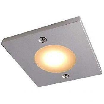 Fine I LED inbouwlamp 12V DC 3W 3000K mat zilver