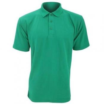 Polo homme 2XL UCC vert bouteille