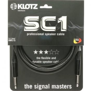 Câble série KLOTZ SC1‑PP01SW – 1 m pour haut-parleurs