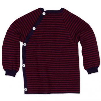 Aubergine-Beere Ringeschlüssel 74/80 – Wollbody®