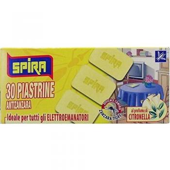 30 PIASTRINE INSETTICIDE ANTIZANZARA SPIRA