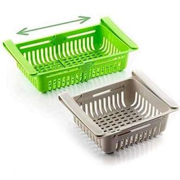 Pack 2 organizadores ajustables nevera innovagoods