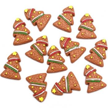 Accesorios Navideños de Resina para DIY 20 Piezas