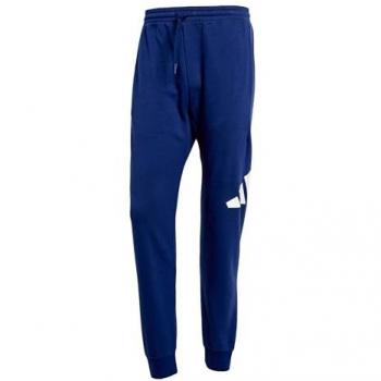 Joggers Adidas Essentials Big Logo French Terry Blu Scuro/bianco XS