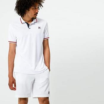 Fila Core Polo Herren L – Weiß Piro Variante