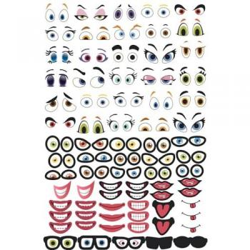 Stickers Visage Bouffon