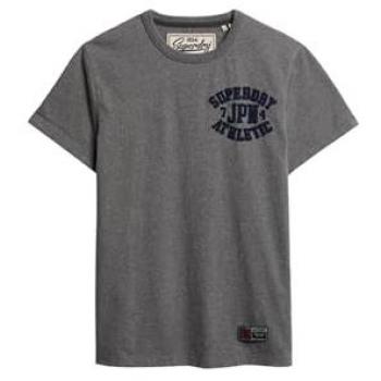 Athletic Chest Mid Grey Marl Tee – Superdry Vintage