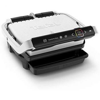 Tefal OptiGrill Elite GC750D Grille de contact 2000 Inox Noir Brossé