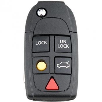 VODOOL Flip Key Fob Shell for Volvo S60 S80 V70 XC70 XC90