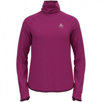 Camiseta térmica de deporte Odlo mujer rosa manga larga