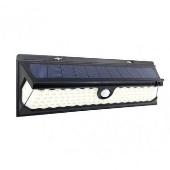 Aplique Solar Kira 6500K 1100 Lm IP65 con Sensor de Movimiento y Crepuscular