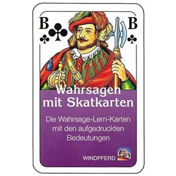 Wahrsagen mit Skatkarten. 32 Wahrsage-Lern-Karten. Mit aufgedruckten Bedeutungen