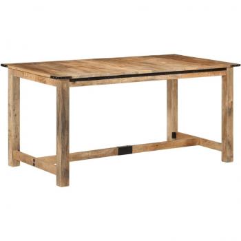 Tavolo da Pranzo 160x80x75 cm in Legno Massello di Mango vidaXL12225