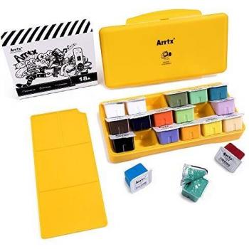 Arrtx Set di Colori a guazzo 18 Colori 30 ml