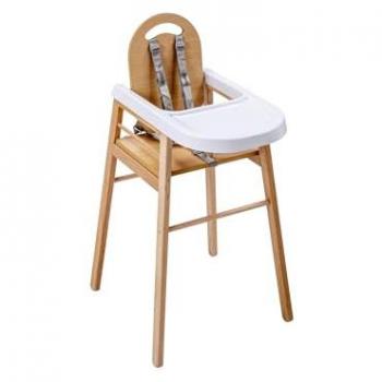 Chaise haute fixe Lili Vernis Naturel