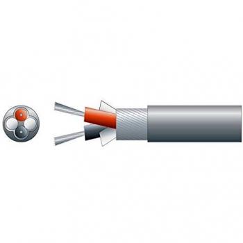 100m 2 Core Round Screened Cable