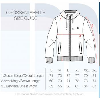 Solid Loki Herren Fleecejacke Sweatjacke Mit Kapuze und Daumenlöchern, Größe:L Farbe:Black (9000)