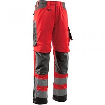 MASCOT® unisex Hose Kendal, rot/dunkelanthrazit, Größe 90C48