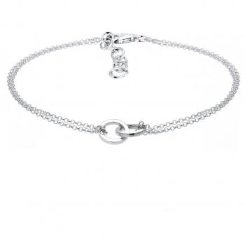Elli Damenarmband – Kreis‑Design „Verbundenheit“, 925 Sterling Silber