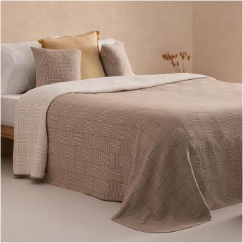 Zanzi Colcha Moderna – Jacquard entretiempo 180 cm con Patrones de Cuadrados