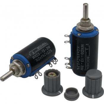 2pcs WXD3-13-2W 47k Ohm 10 Turn Potentiometer with 2 Knobs