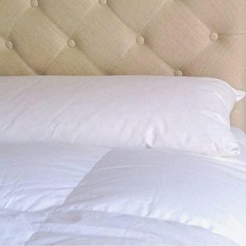 Traversin Plat Moelleux en Plumes et Duvet Naturel 180 cm