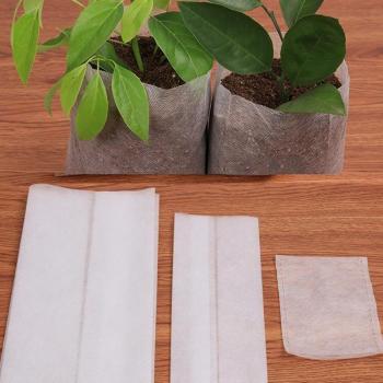 Pots de culture aérés en tissu biodégradable, 100 pièces