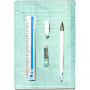 A5 Cutting Mat with Engraving Plate and Replacement Blades