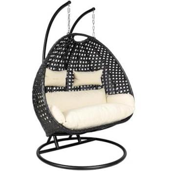 Fauteuil suspendu en rotin synthétique