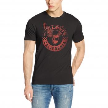 Camiseta Levi's Graphic Set-in Neck 2 para Hombre, Negro