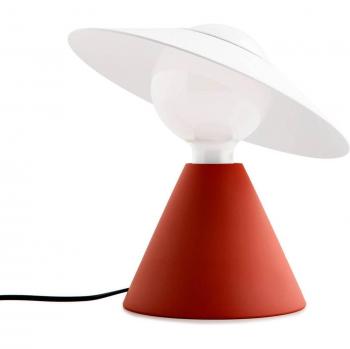 Lampada da tavolo FANTE LINEA LIGHT STILNOVO ROSSO MATTONE 8968