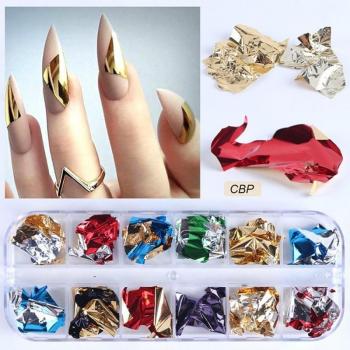 Calcomanías Brillantes para Uñas