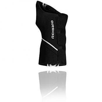 Schwarzes Handgelenk-Rehband 121306‑01 LXL links – 56 g